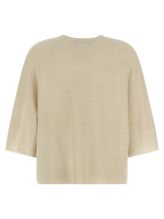 Gold Cotton Cardigan