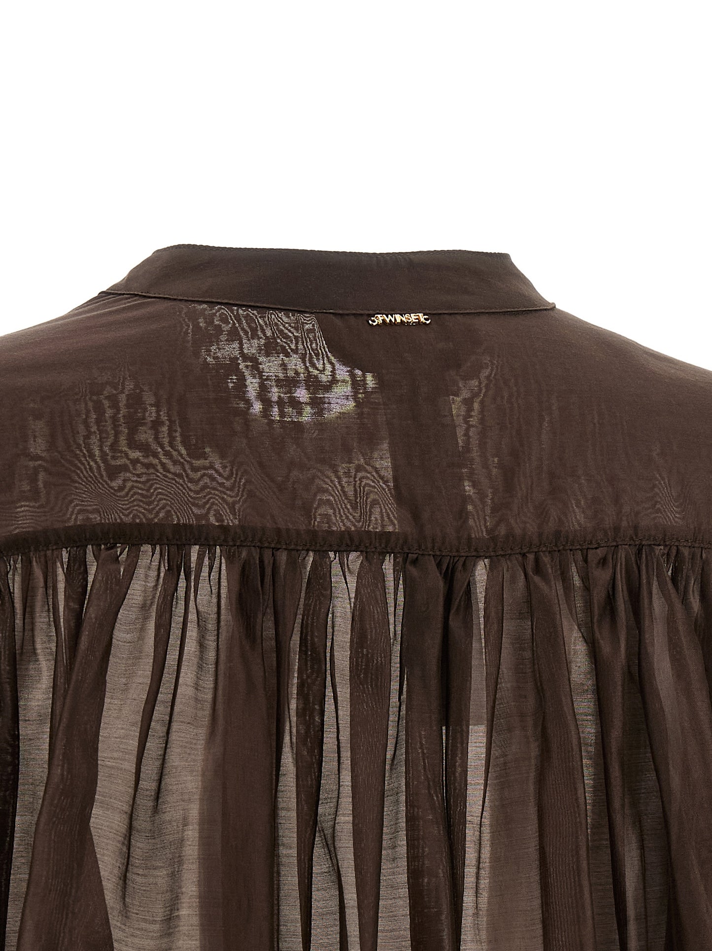 Brown Lycra Blouse