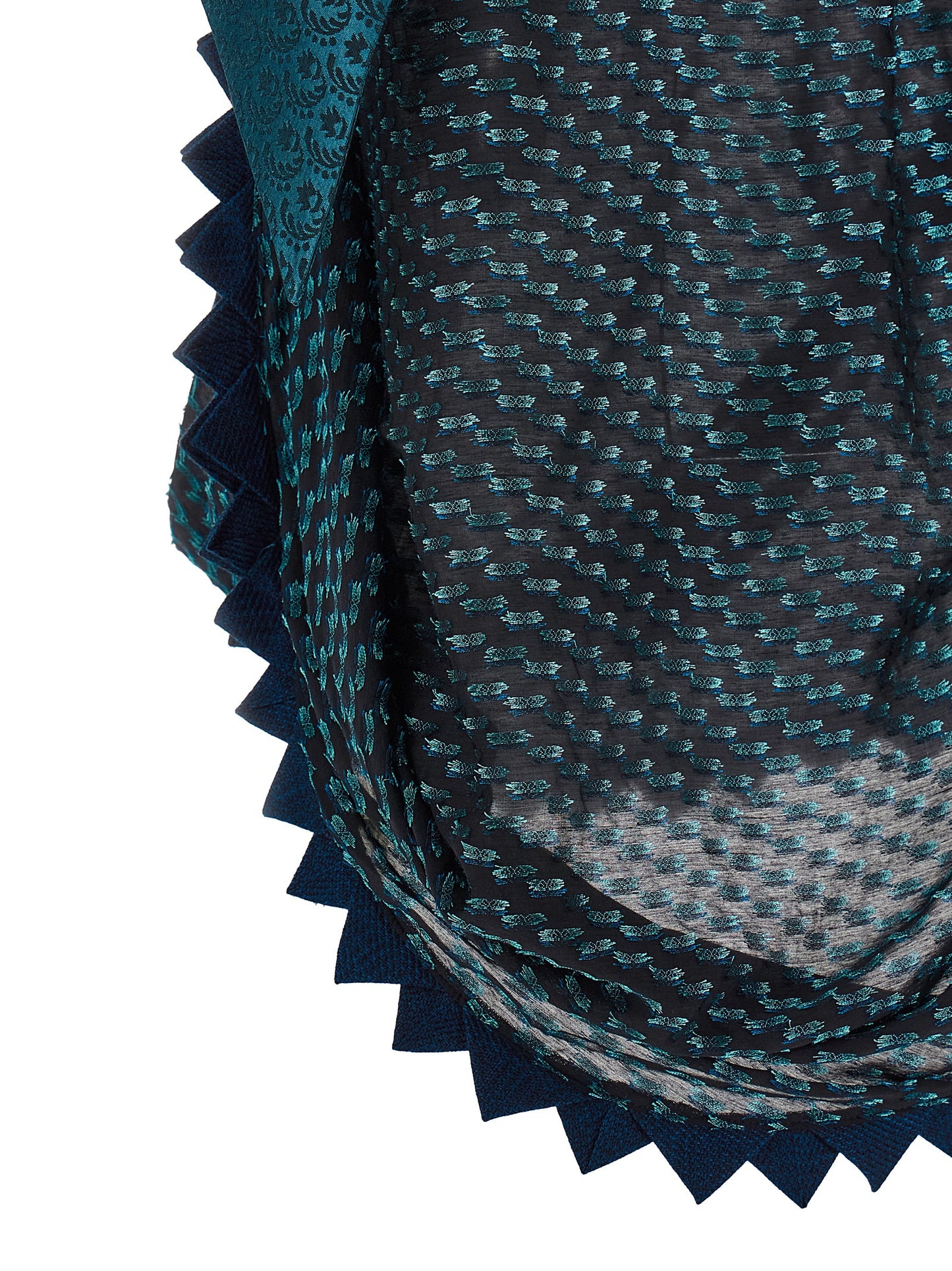 Blue Modal Pattern Shirt