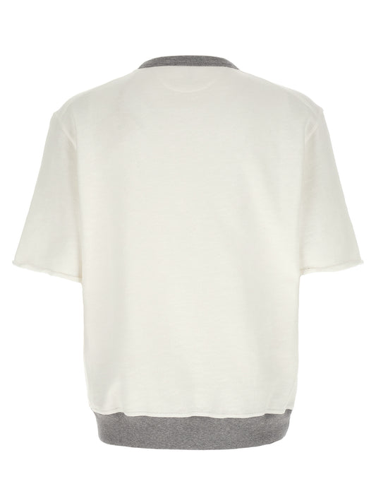 White Cotton Sweatshirt