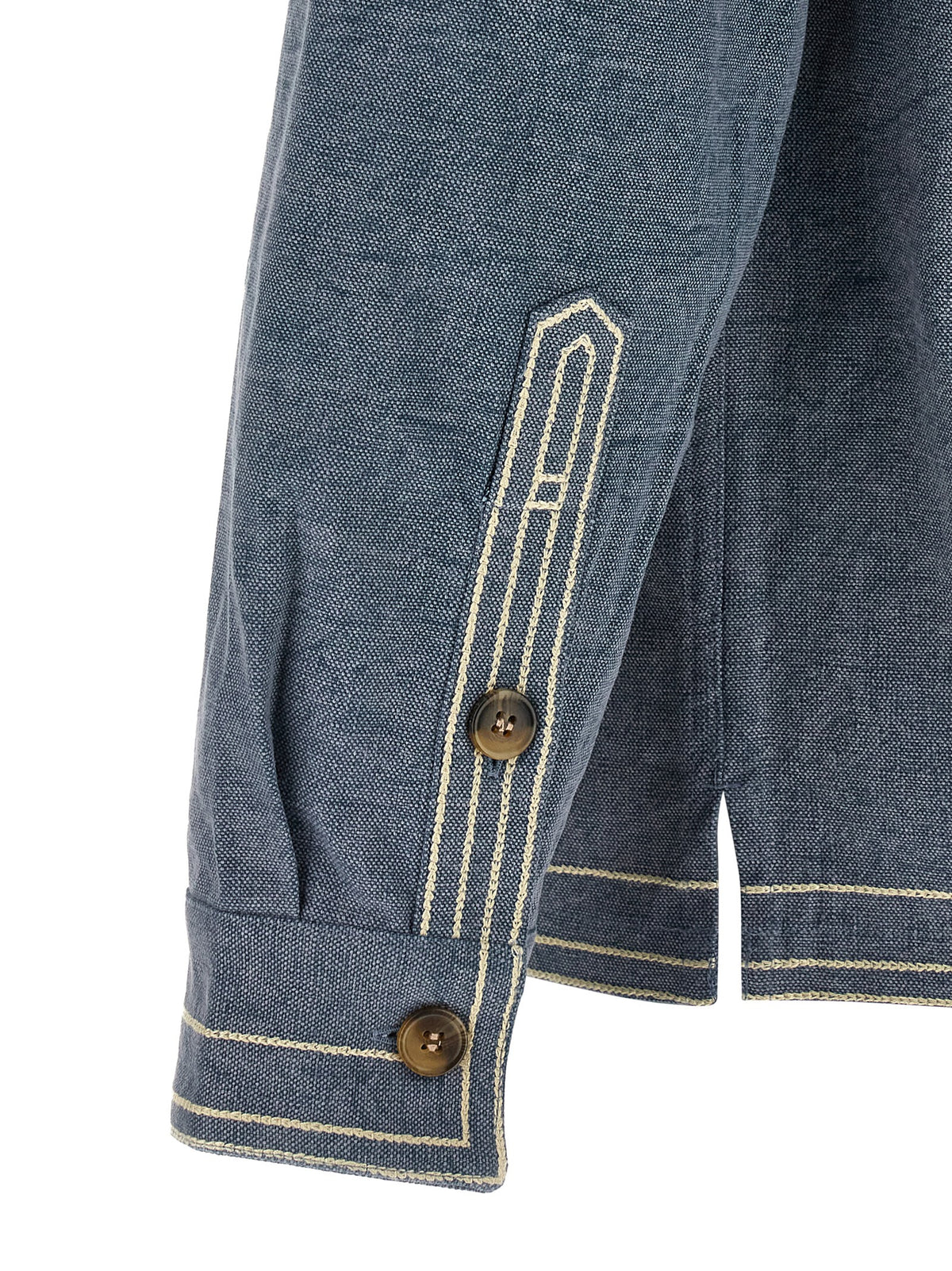 Blue Cotton Blouse