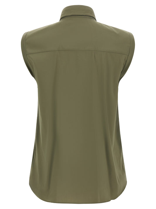 Bicolor Cotton Blouse