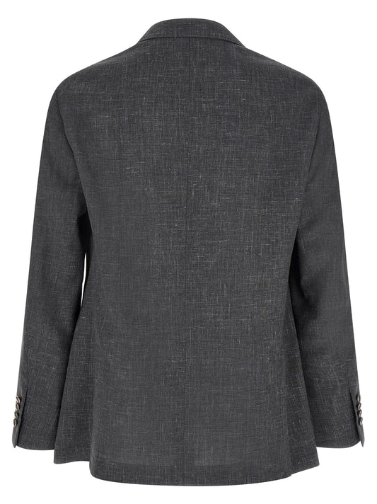 Gray Wool Blazer