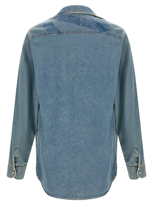 Blue Cotton Blouse