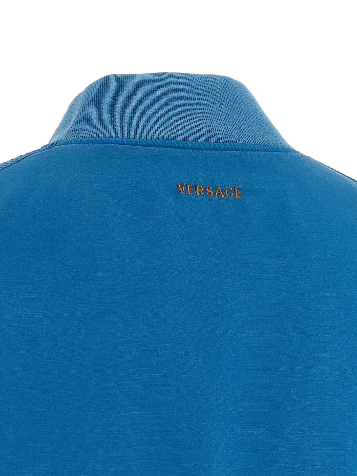 Blue Silk Bomber