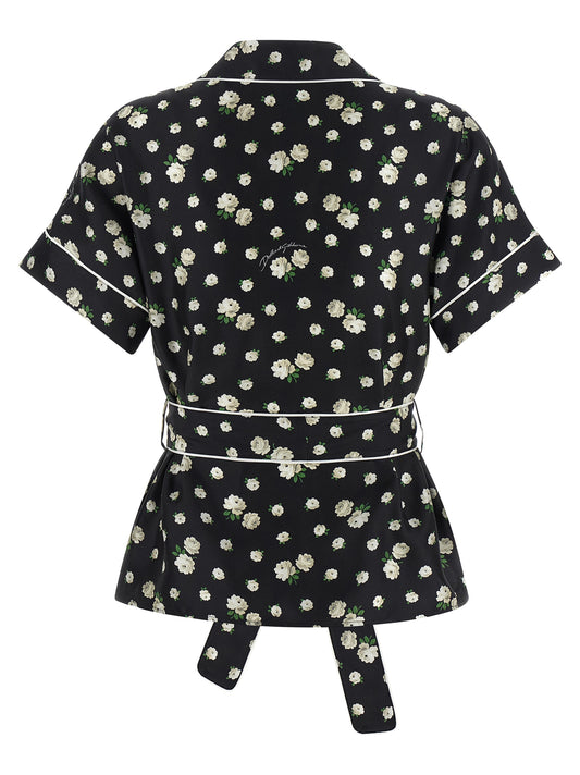 Black Silk Blouse