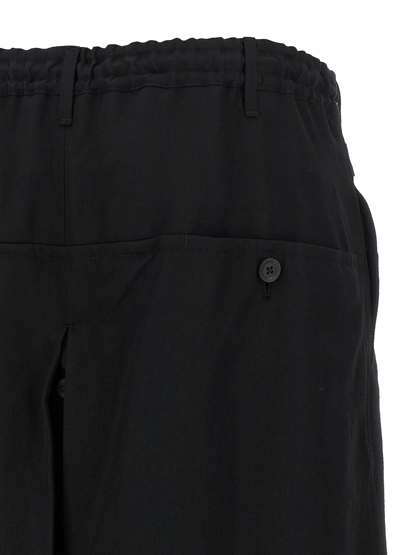 Black Wool Knee Length