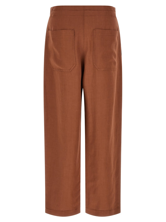 Multicolor Viscose Casual Pants