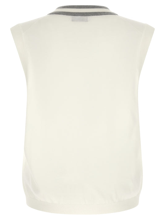 White Cotton Sweatshirt