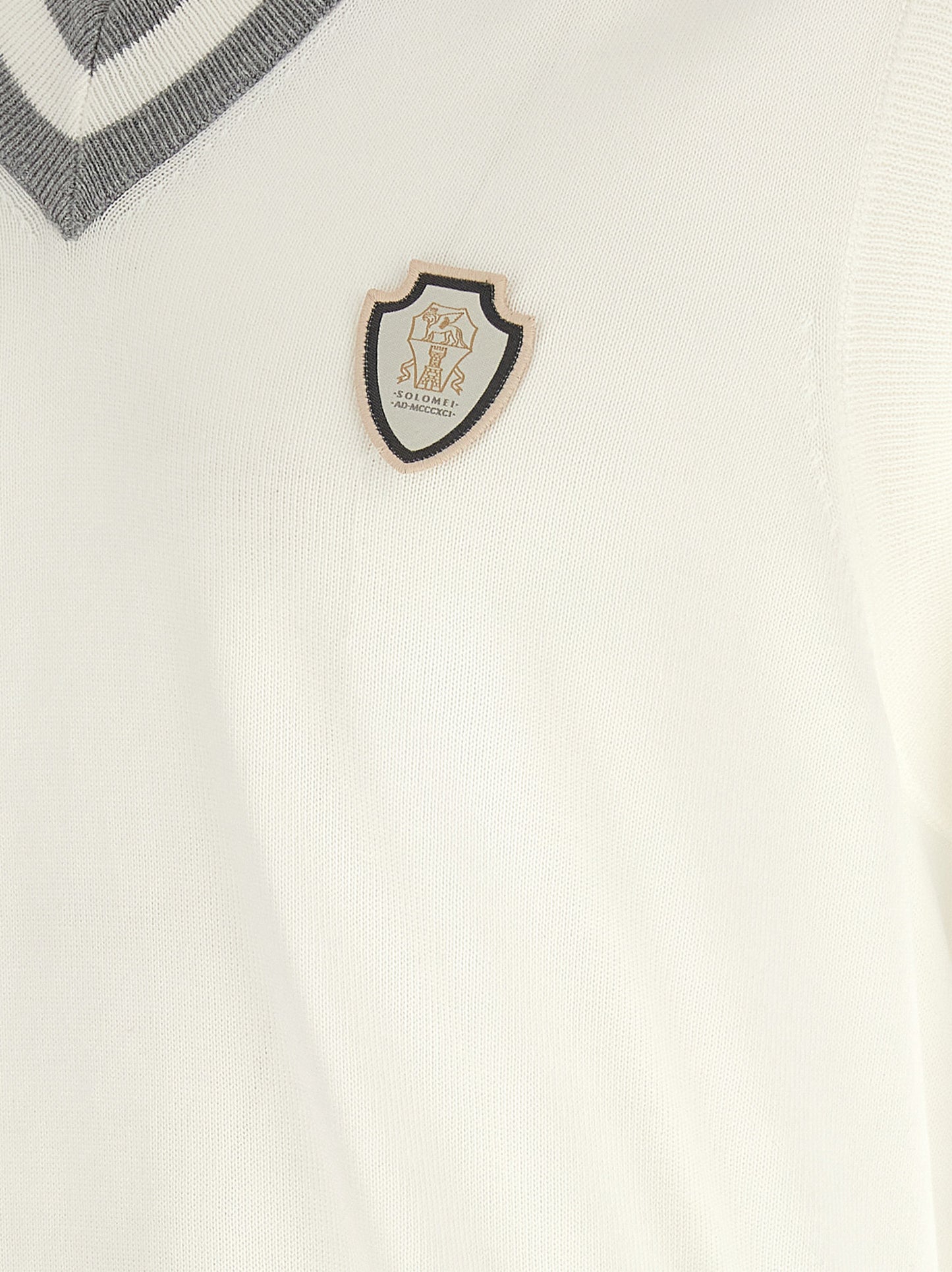White Cotton Sweatshirt