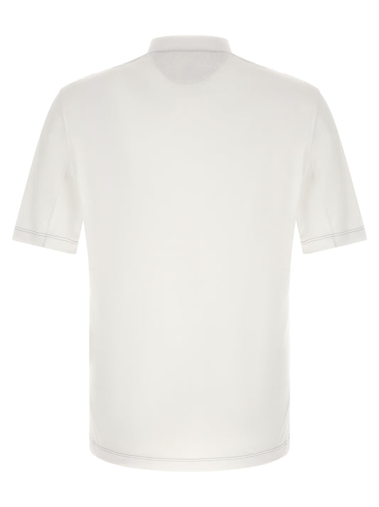 White Polyamide T-Shirt