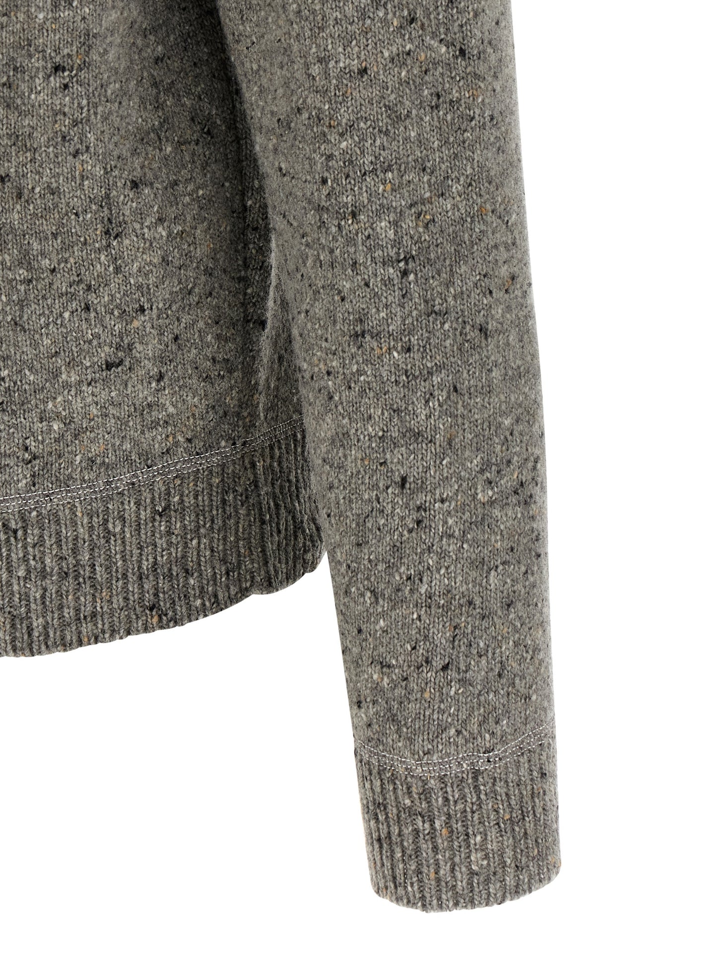 Gray Wool Cardigan