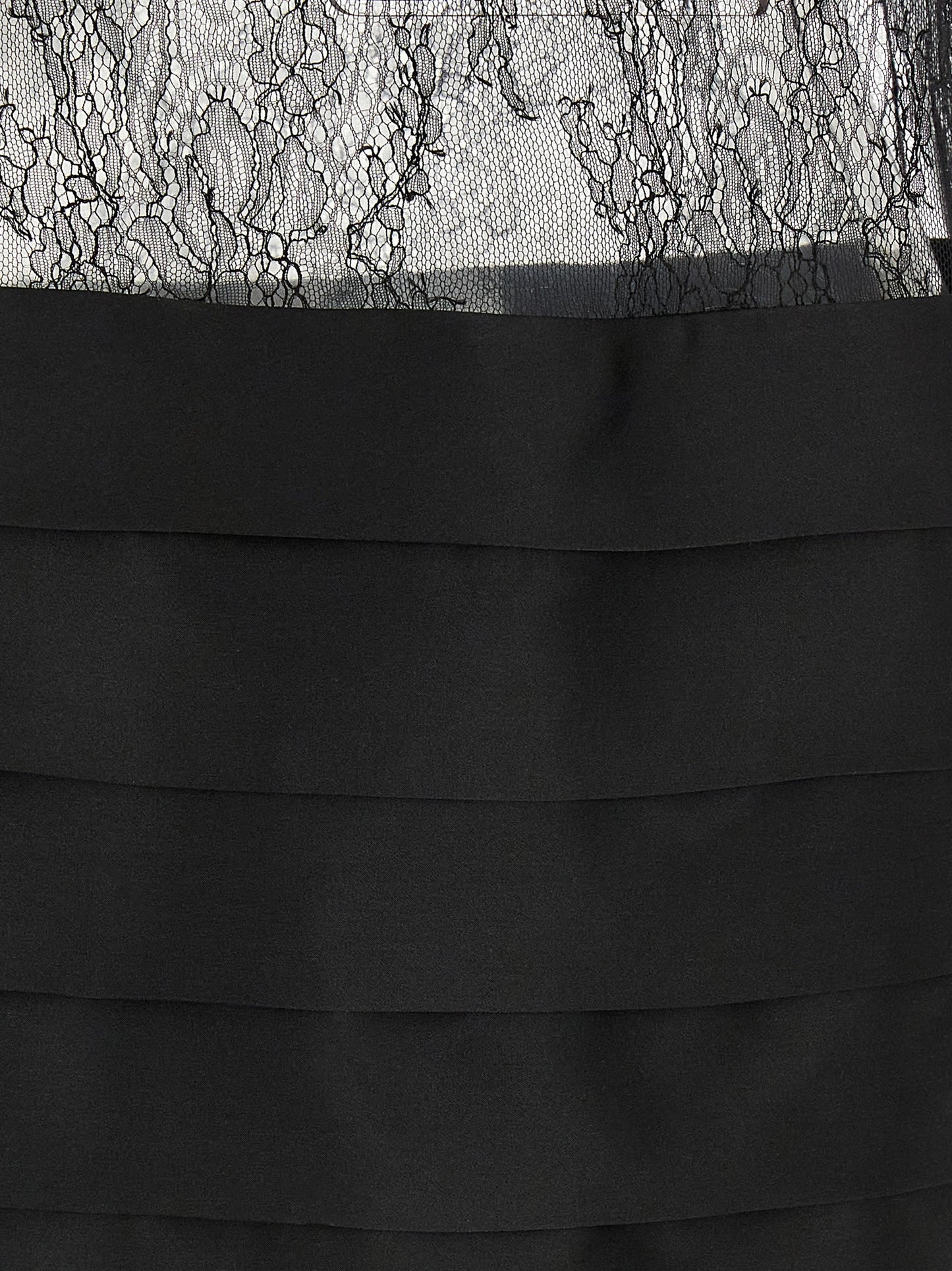Black Silk Short Dress
