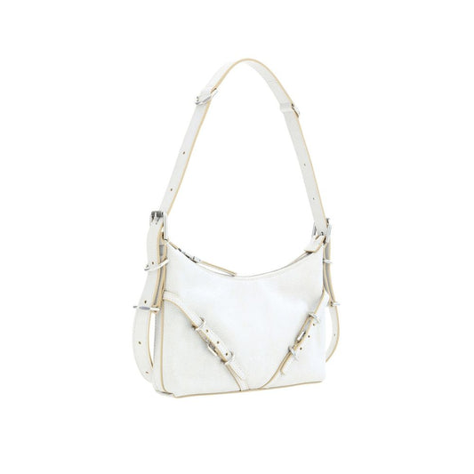 White Leather Shoulder Bag