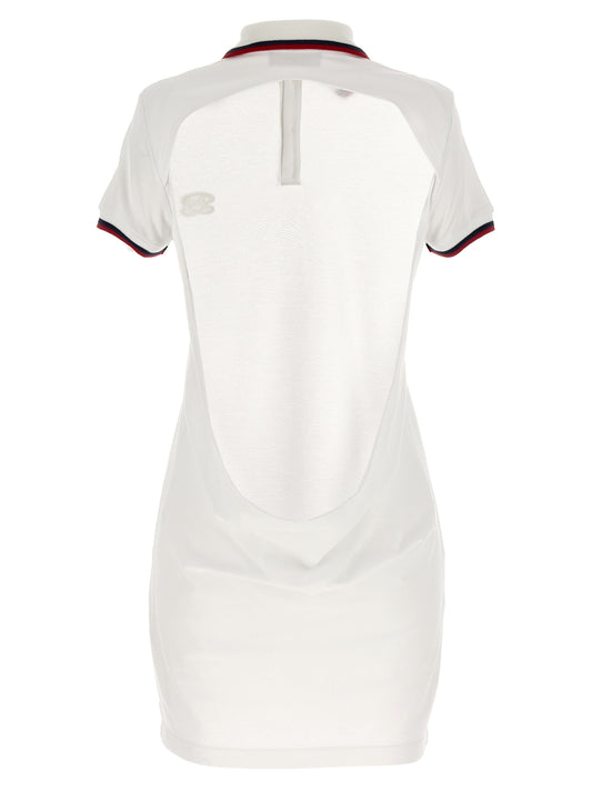 White Cotton Short Dress