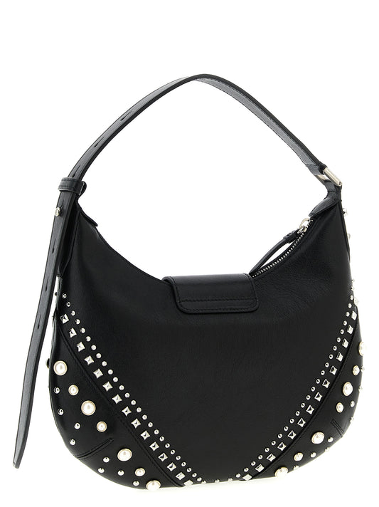 White Lamb Leather Shoulder Bag