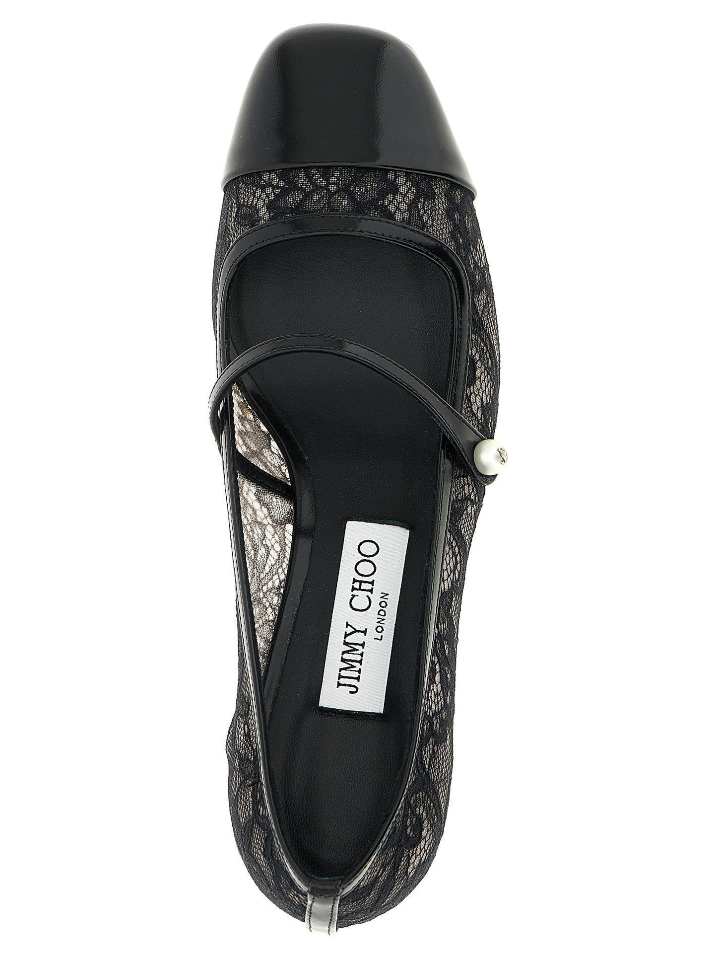 Black Tencel Mid Heel Pumps
