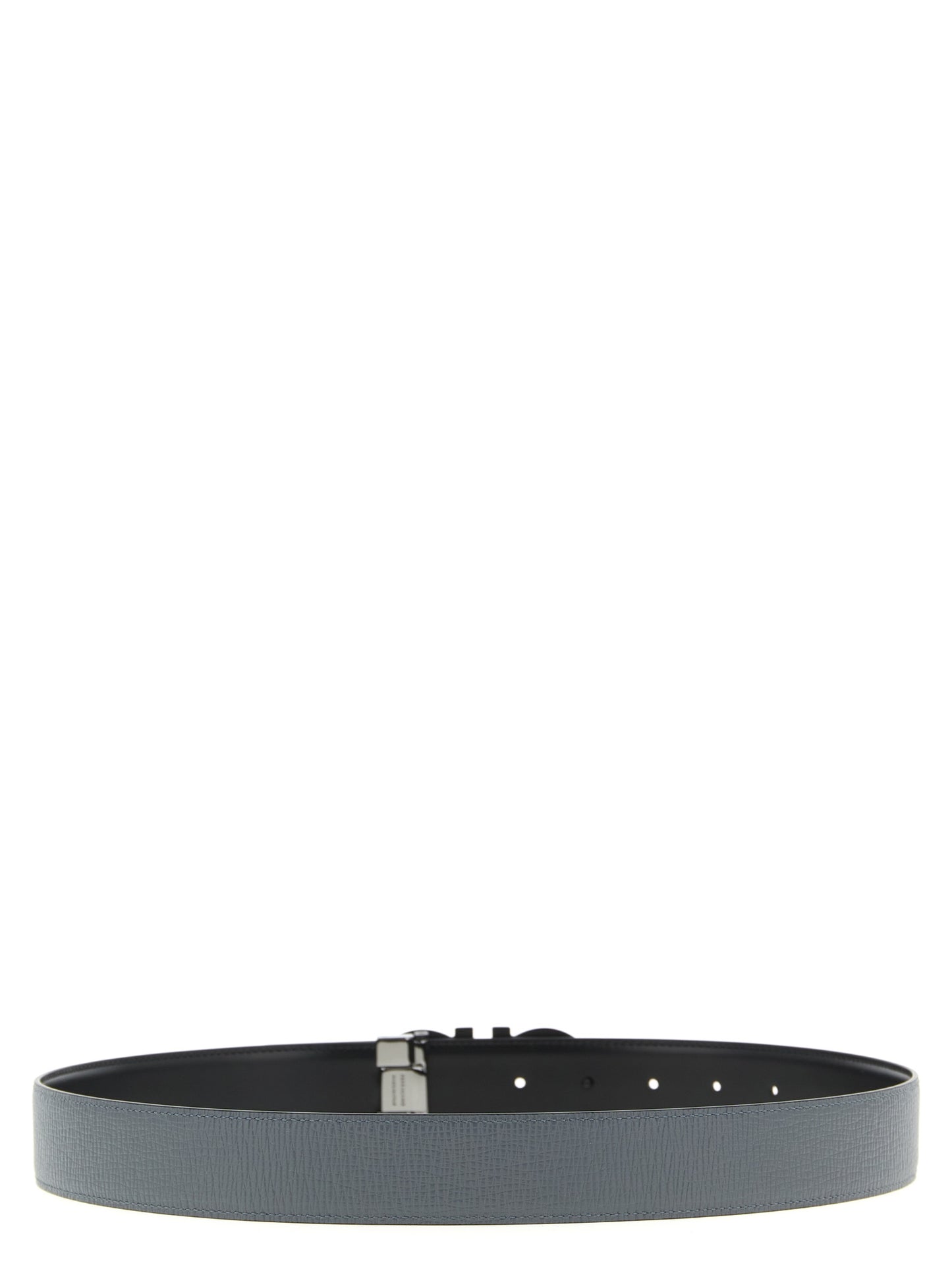 Gray Calfskin Regular Belt