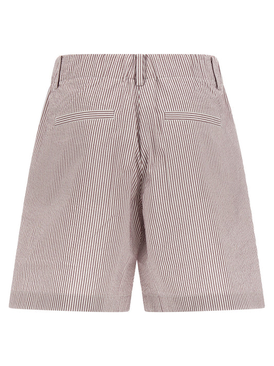 Multicolor Cotton Bermuda Shorts