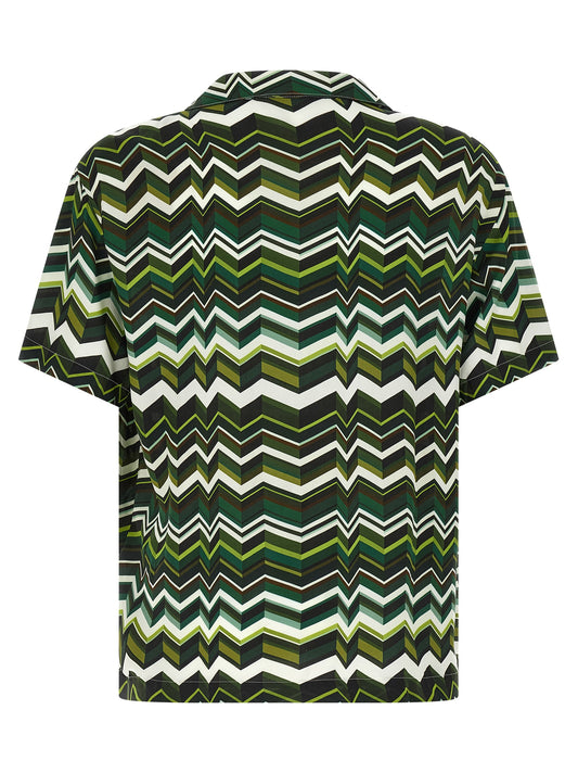 Bicolor Viscose Blouse
