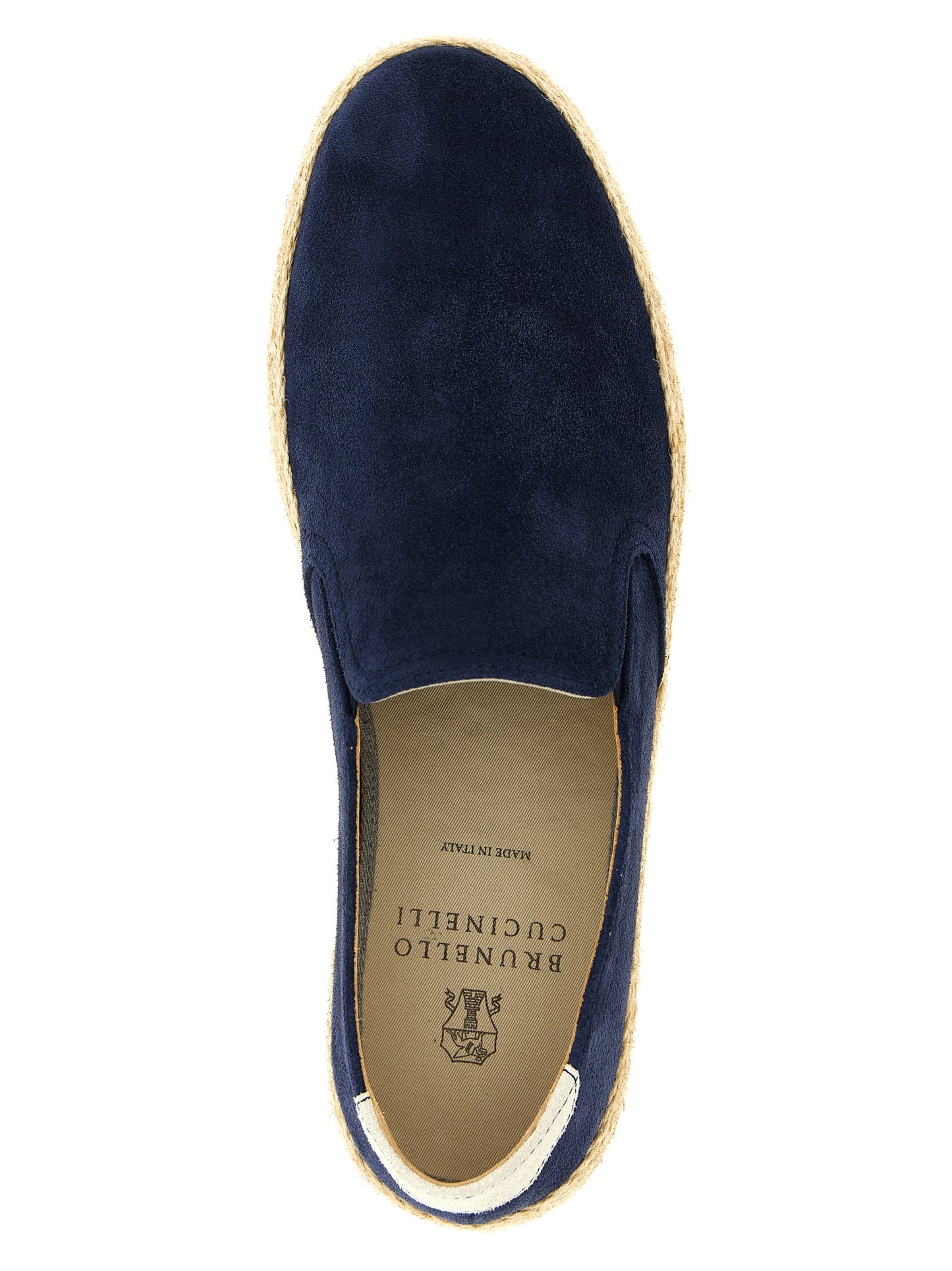 Blue Calfskin Espadrilles