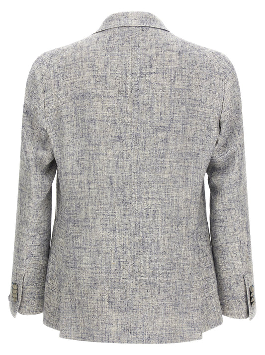 Blue Viscose Blazer