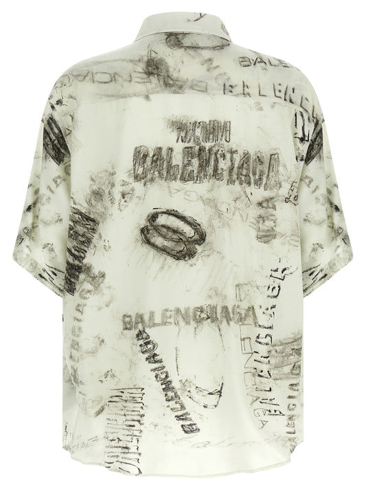 Gray Viscose Blouse