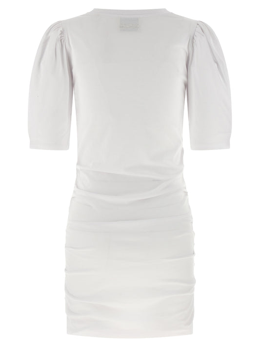 White Cotton Short Dress