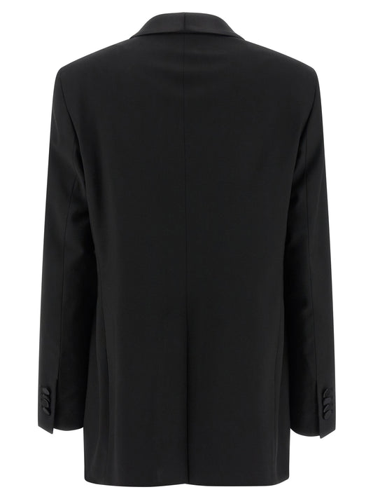 Black Virgin Wool Two-Piece Suit