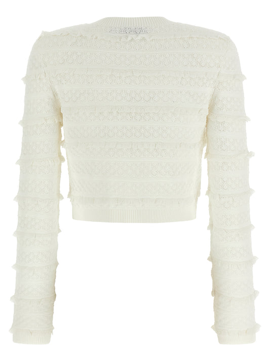 White Viscose Cardigan