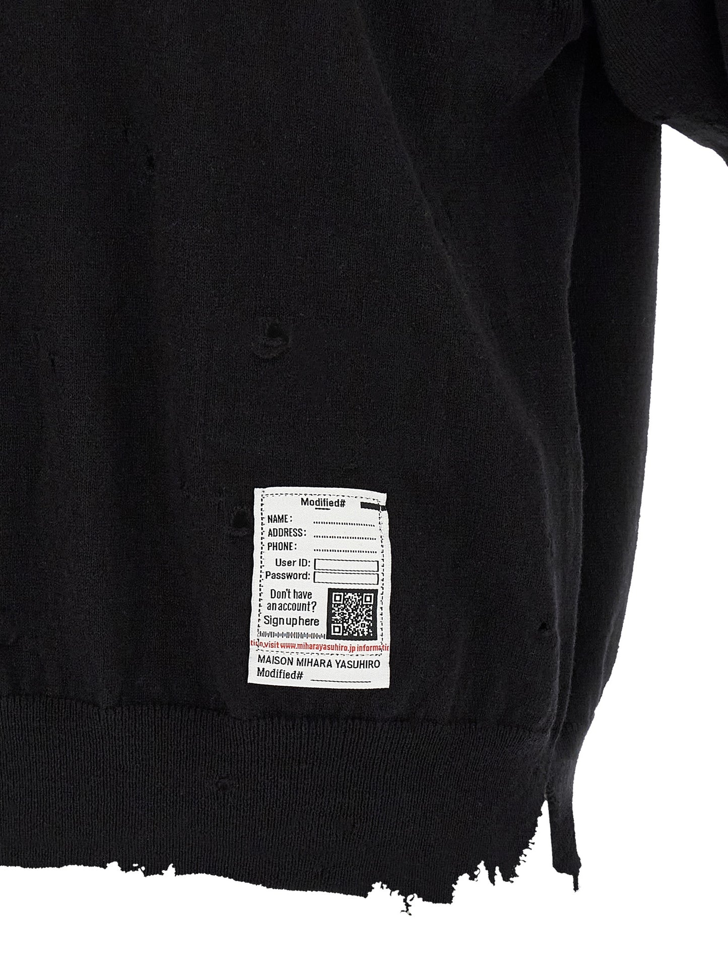 Black Cotton Polo Shirt