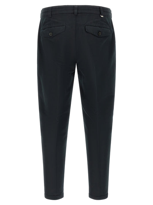 Black Linen Casual Pants