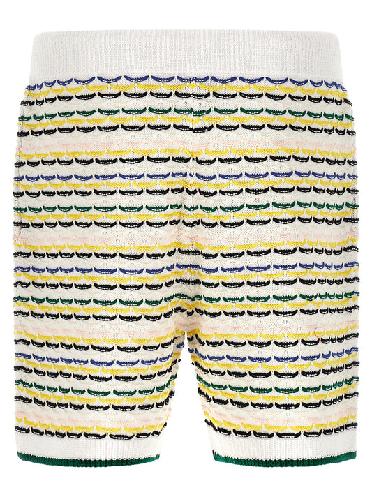 Multicolor Cotton Bermuda Shorts