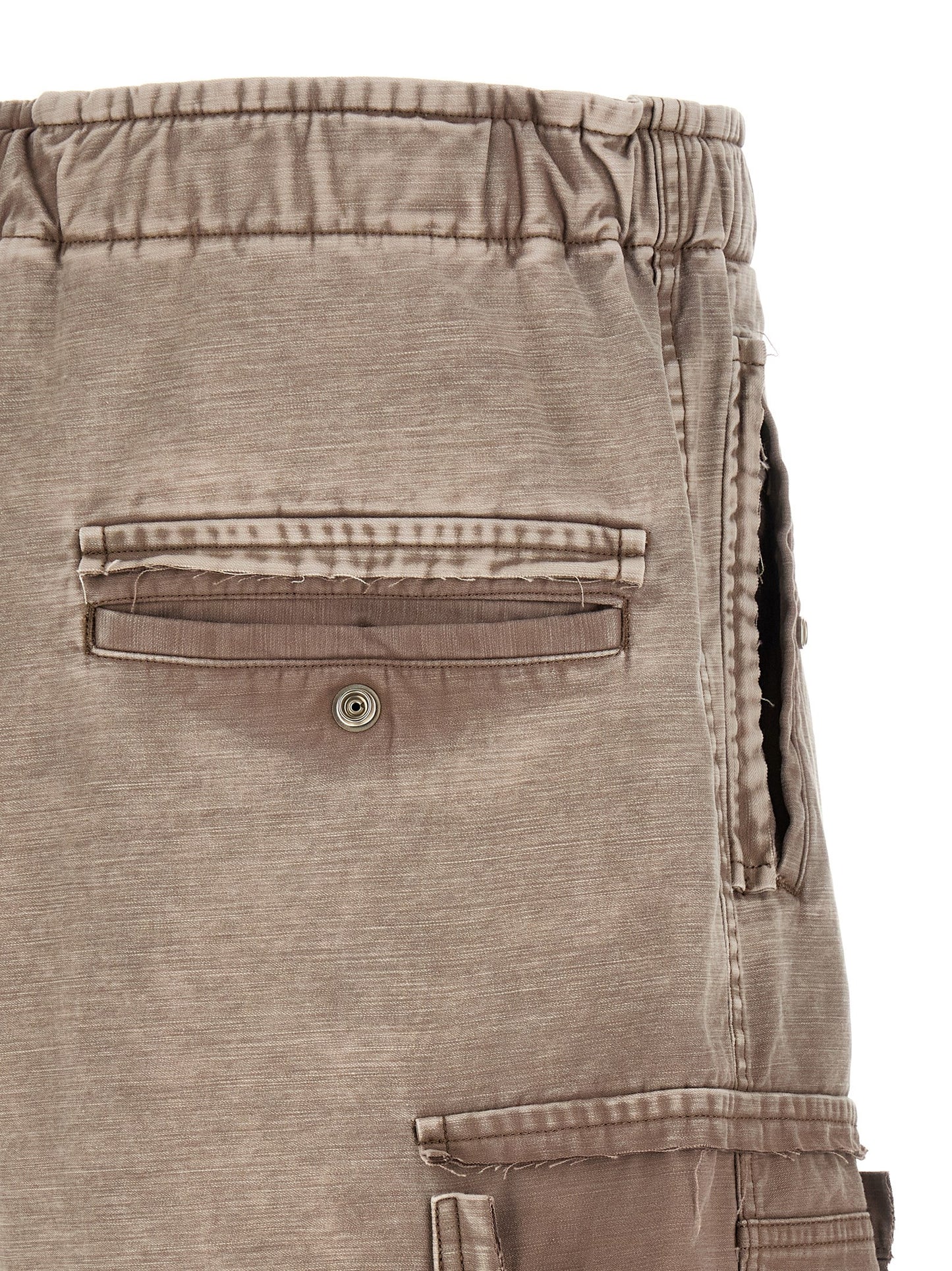 Gray Cotton Bermuda Shorts