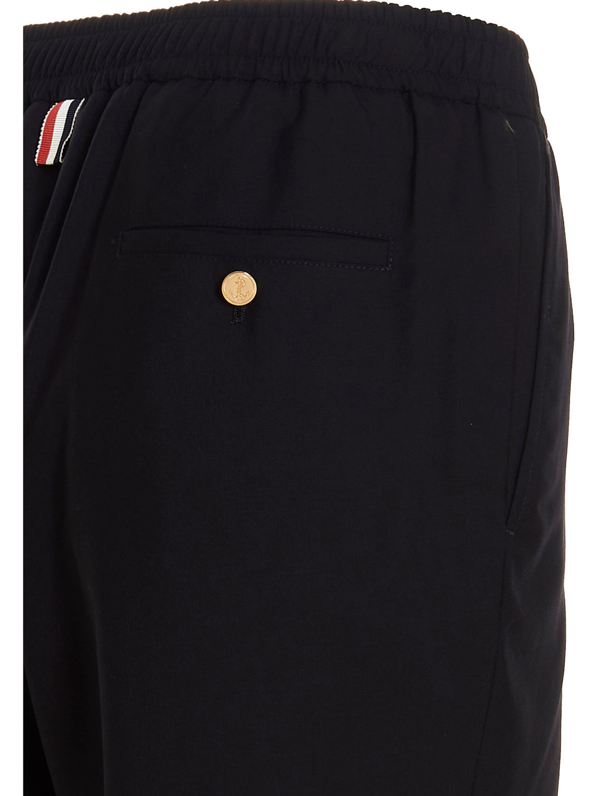 Blue Wool Athletic Pants
