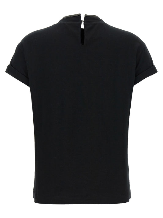 Black Cotton T-Shirt