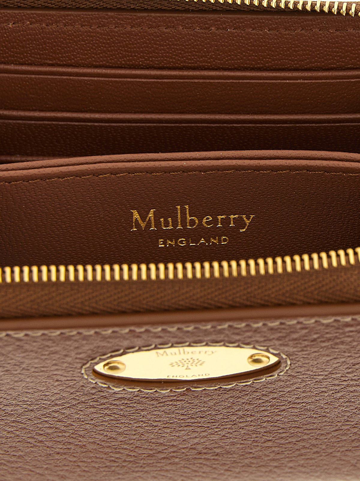 Brown Bovine Leather Cardholder
