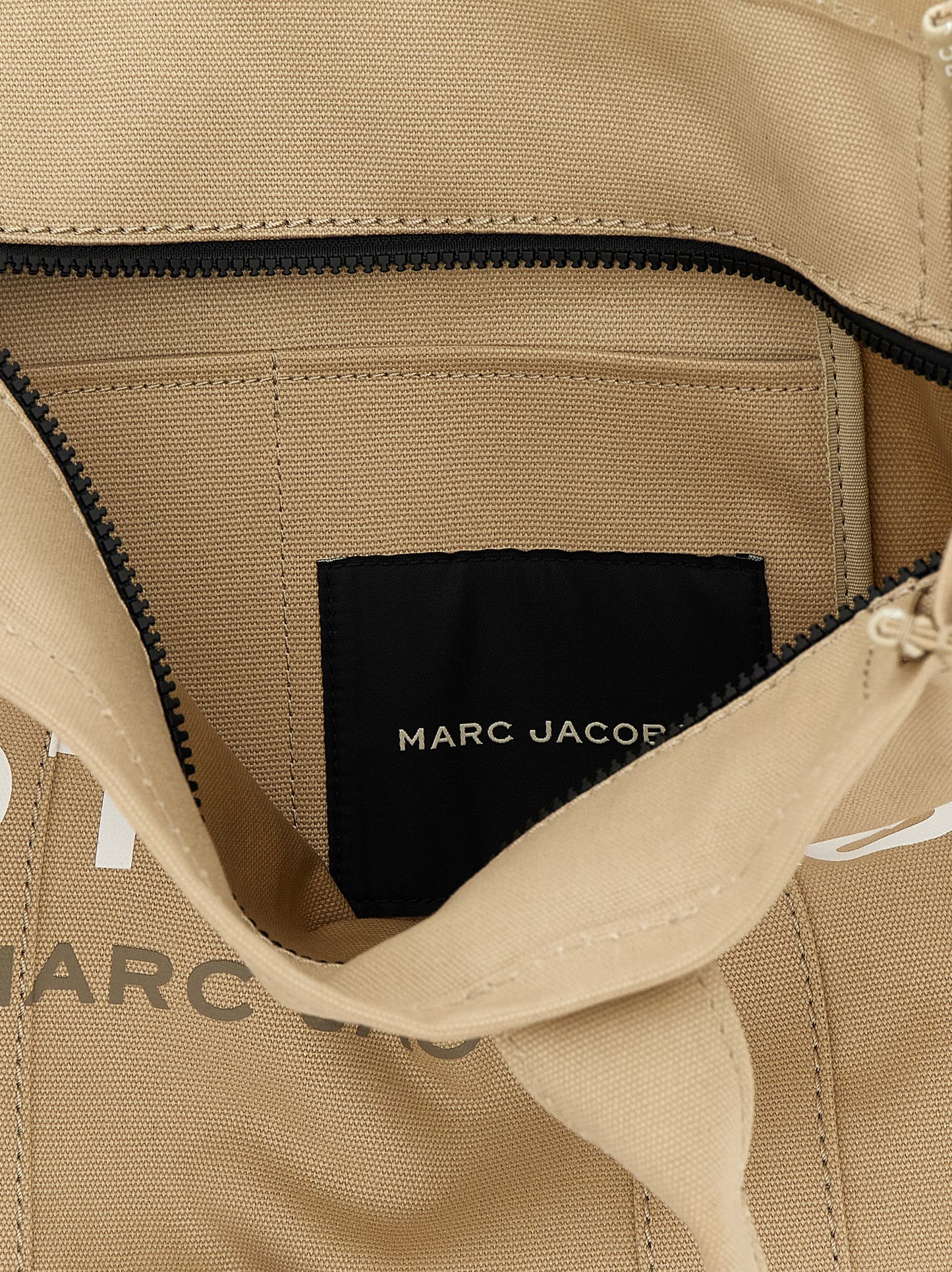 Beige Cotton Tote Bag