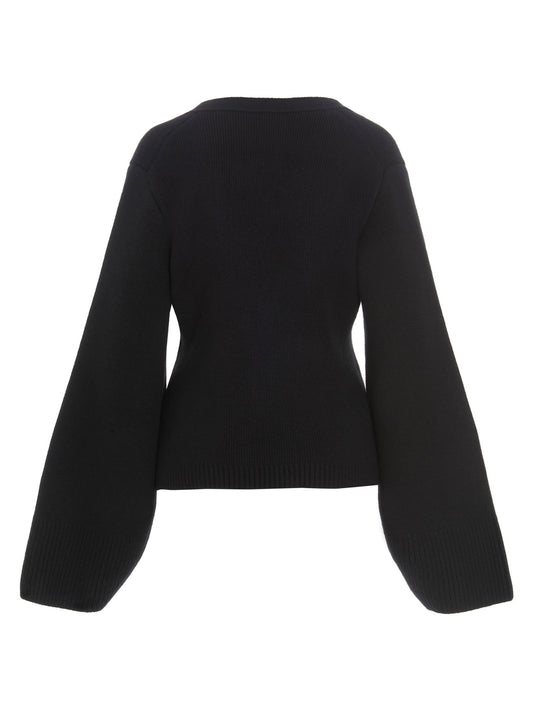 Black Cashmere Cardigan