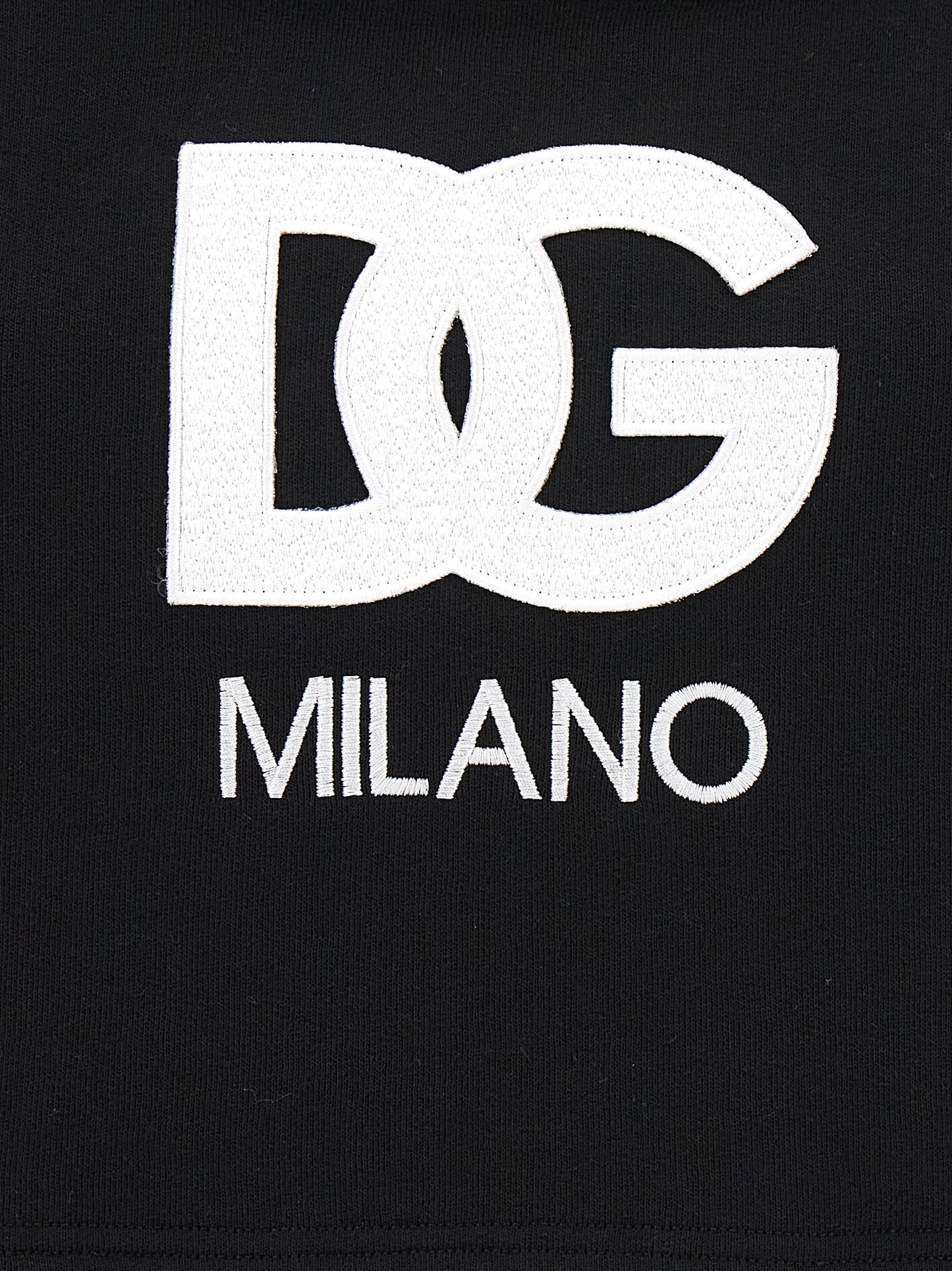 Black Cotton Hoodie