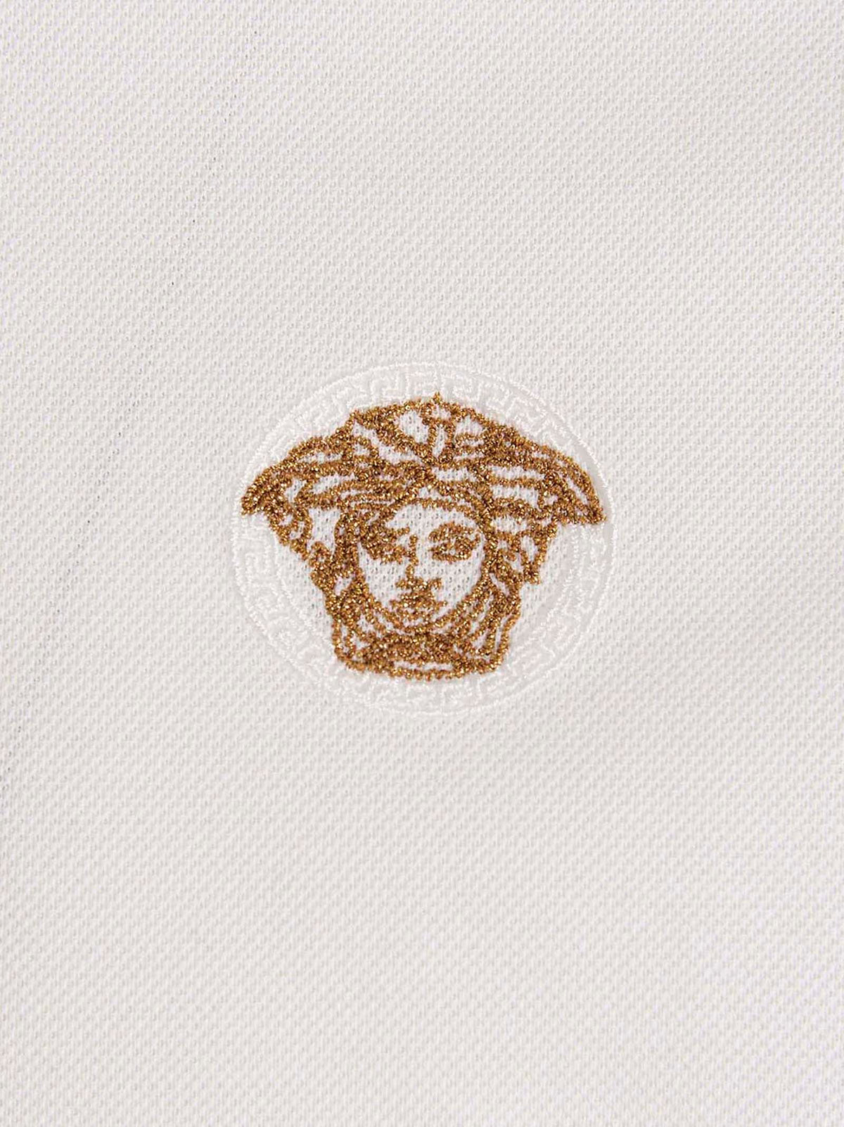 White Cotton Polo Shirt