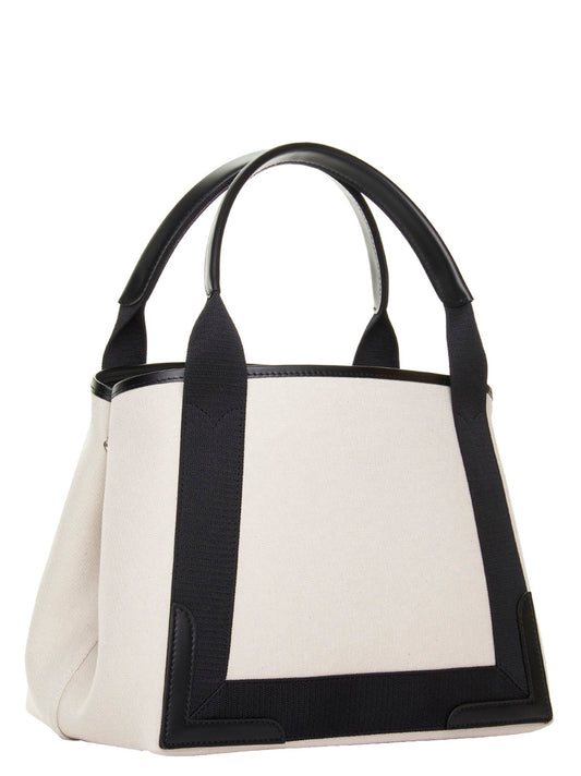 Bicolor Canvas Tote Bag