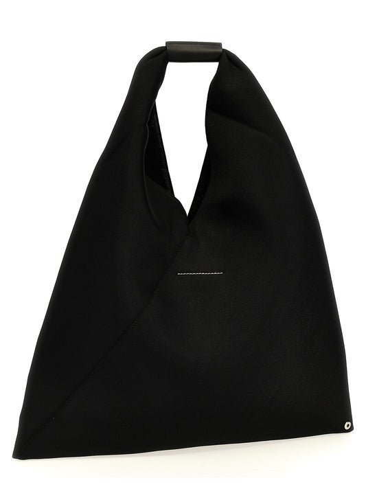 Black Polyester Shoulder Bag
