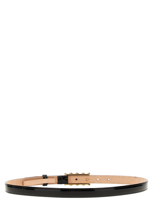 Black Calfskin Regular Belt