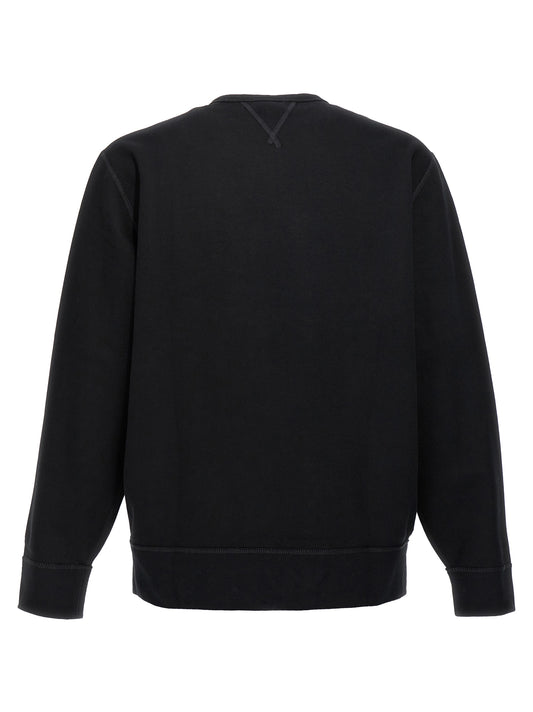 Black Cotton Sweatshirt
