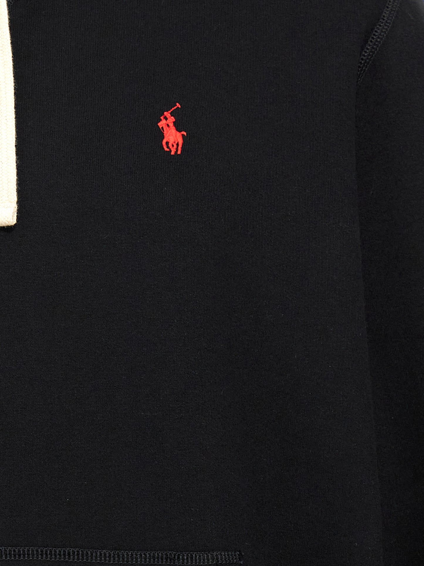 Black Cotton Sweatshirt
