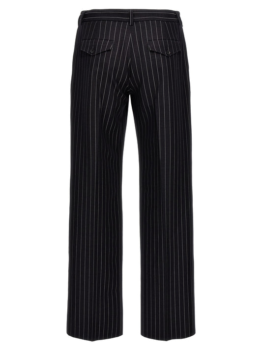 Blue Wool Dress Pants