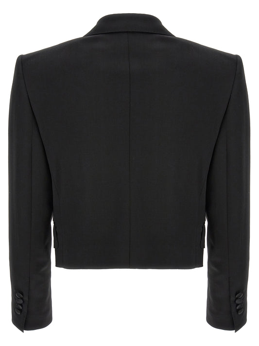 Black Virgin Wool Blazer
