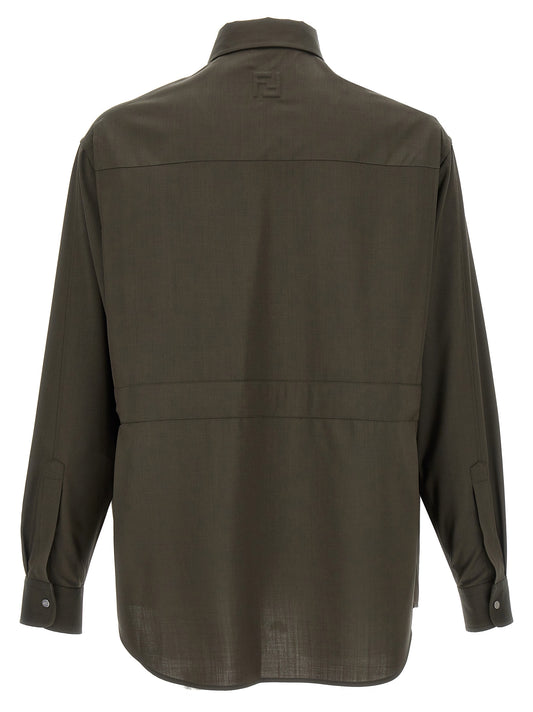 Bicolor Wool Blouse