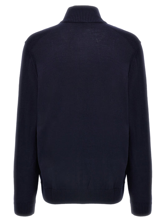 Blue Wool Cardigan